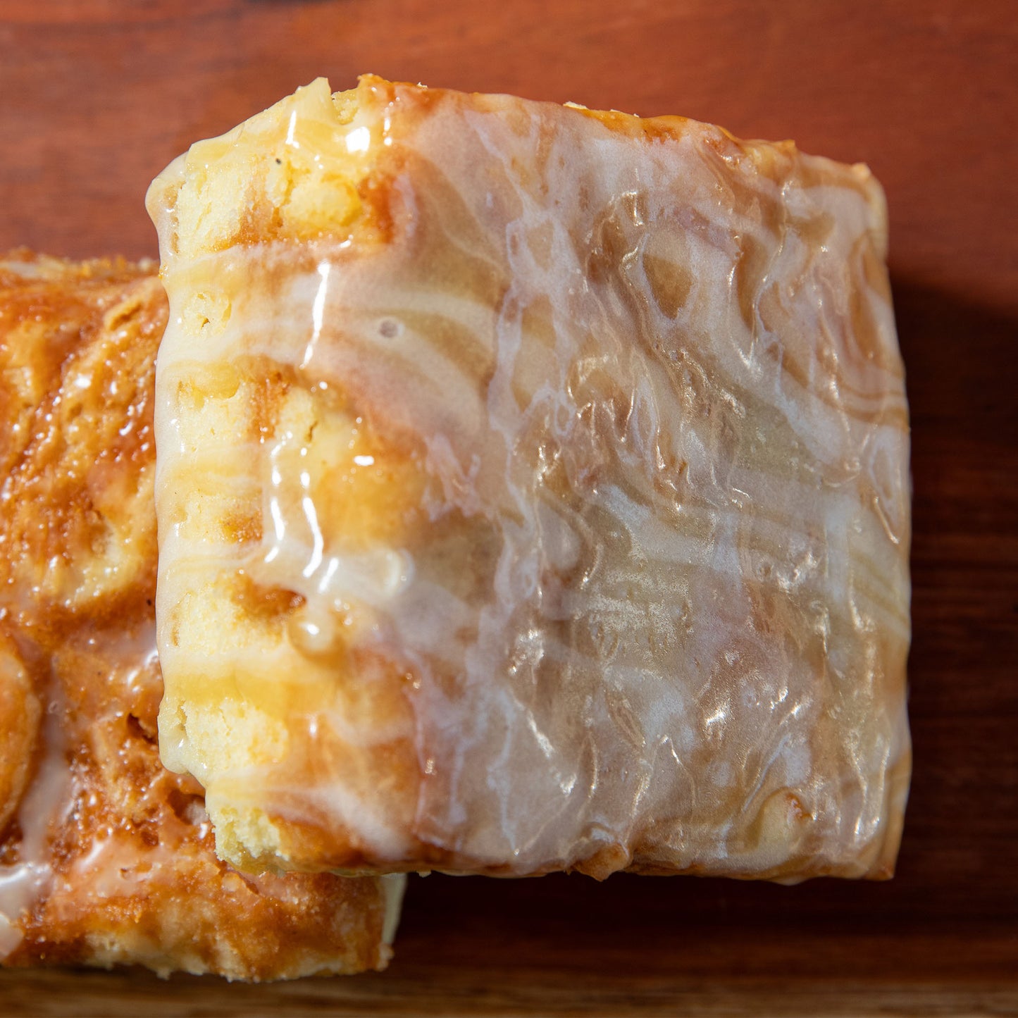 Lemon Cream Cheese Swirl Crunch Pound Cake (6 Cake Squares & Whole Cake)