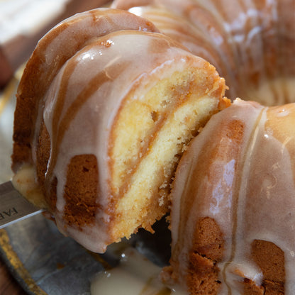 Sweet Potato Pie Swirled Cream Cheese Pound Cake