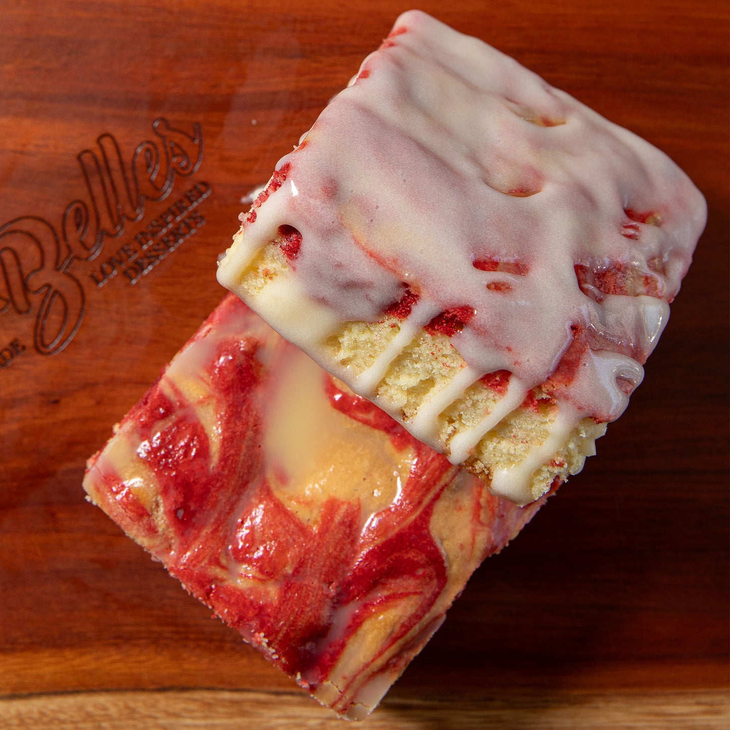 Red Velvet Swirl Cream Cheese Pound Cake (Single Serve & Whole Cake)